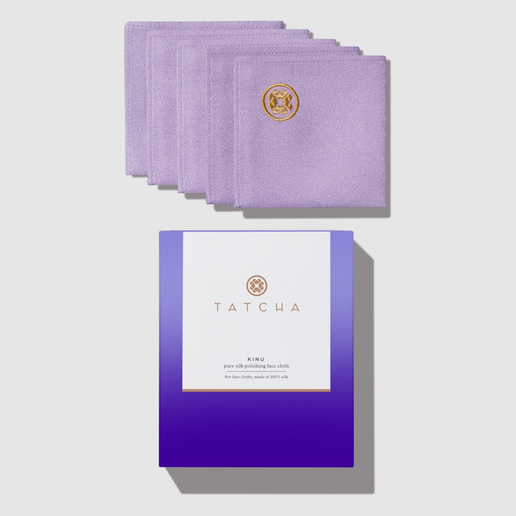 Kinu Pure Silk Polishing Face Cloth A Range of Skin Types Facial Polish for Everyday Use