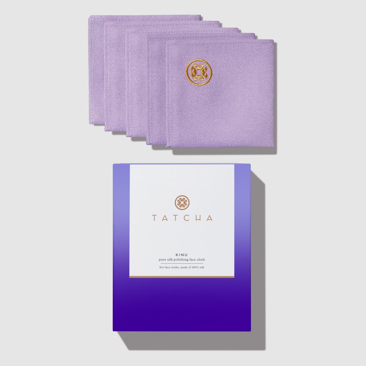Kinu Pure Silk Polishing Face Cloth A Range of Skin Types Facial Polish for Everyday Use